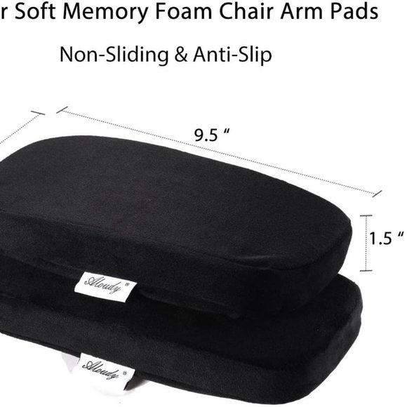Aloudy Office Ergonomic Memory Foam Office Chair Armrest Pads2